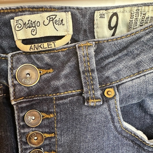 🔥Buy 1 Get 1!!   Indigo Rein Dark Blue Skinny Jeans - Picture 4 of 4